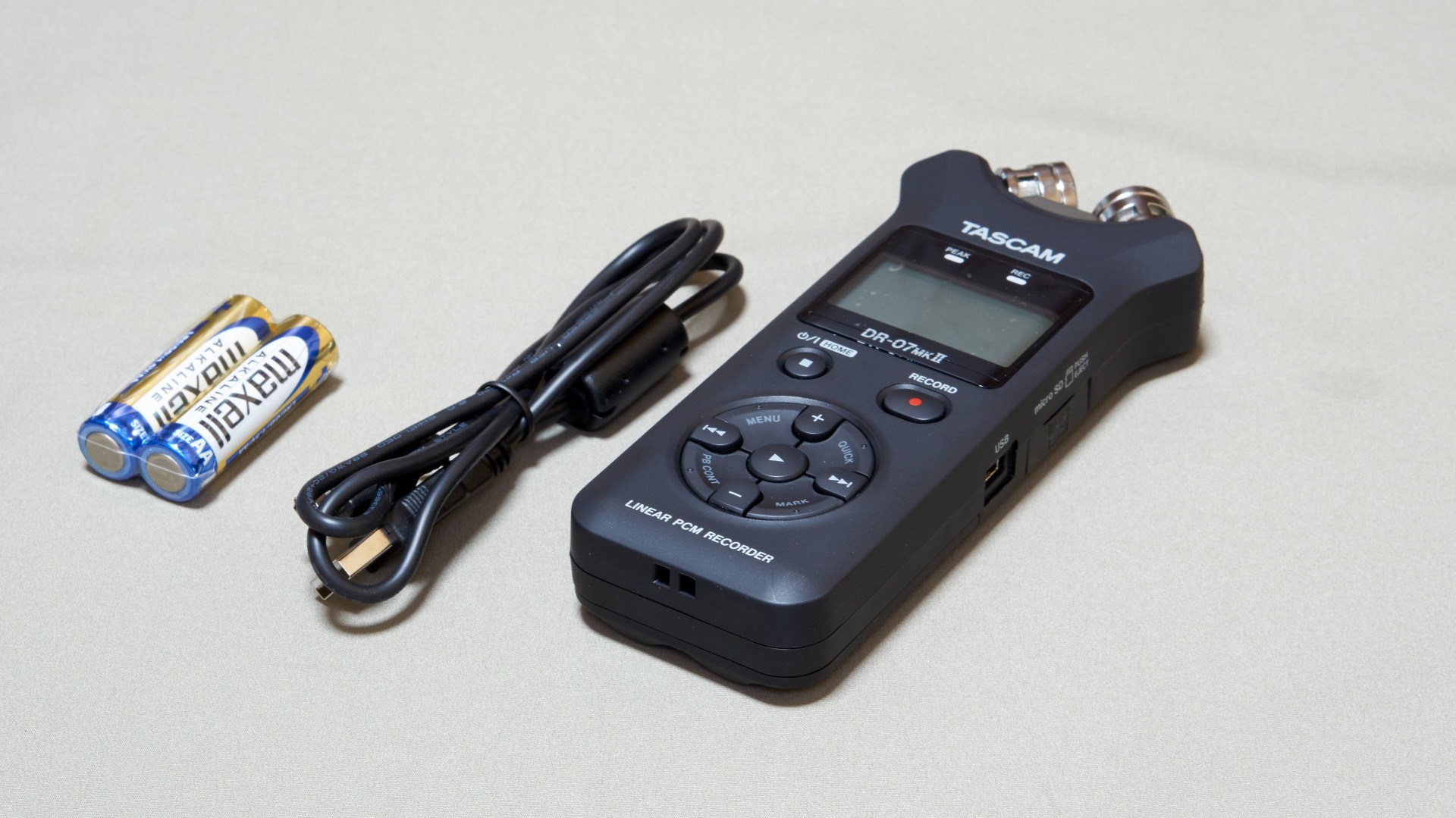 リニアPCMレコーダー DR-07MK2(TASCAM) レビュー 動画撮影時の別録り用 